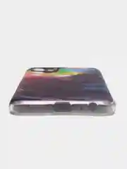Пурпурный чехол на Tecno Spark Go 2022/8C/9 / Текно Спарк Гоу 2022/8С/9 прозрачный, с рисунком