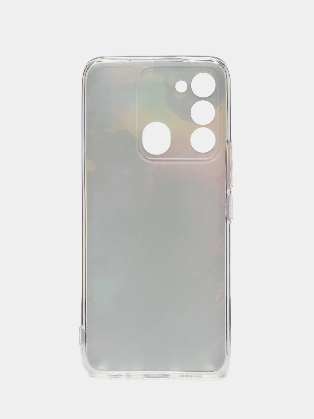 Пурпурный чехол на Tecno Spark Go 2022/8C/9 / Текно Спарк Гоу 2022/8С/9 прозрачный, с рисунком