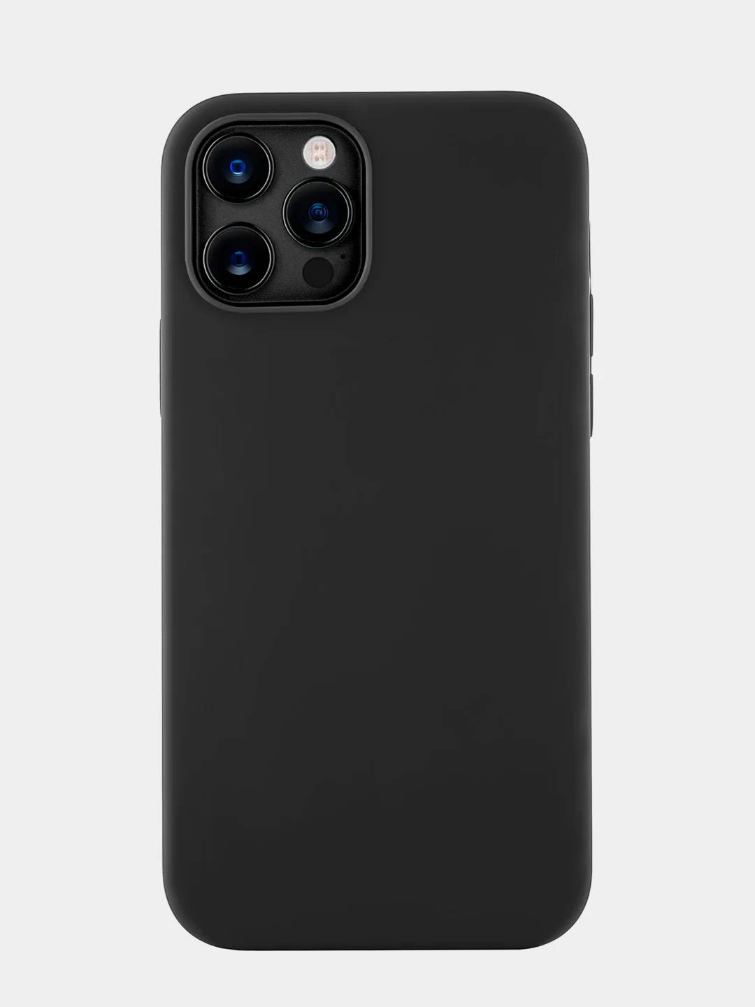 Черный чехол защитный uBear MagSafe для iPhone 12/12 Pro, силикон