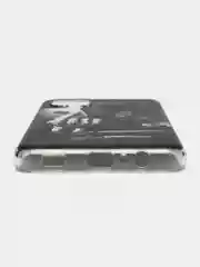 Карамельный чехол на Samsung Galaxy A12/M12 / Самсунг А12/М12 прозрачный, с рисунком, защита камеры