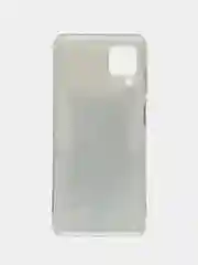 Молочный чехол на Samsung Galaxy A12/M12 / Самсунг А12/М12 прозрачный, с рисунком, защита камеры