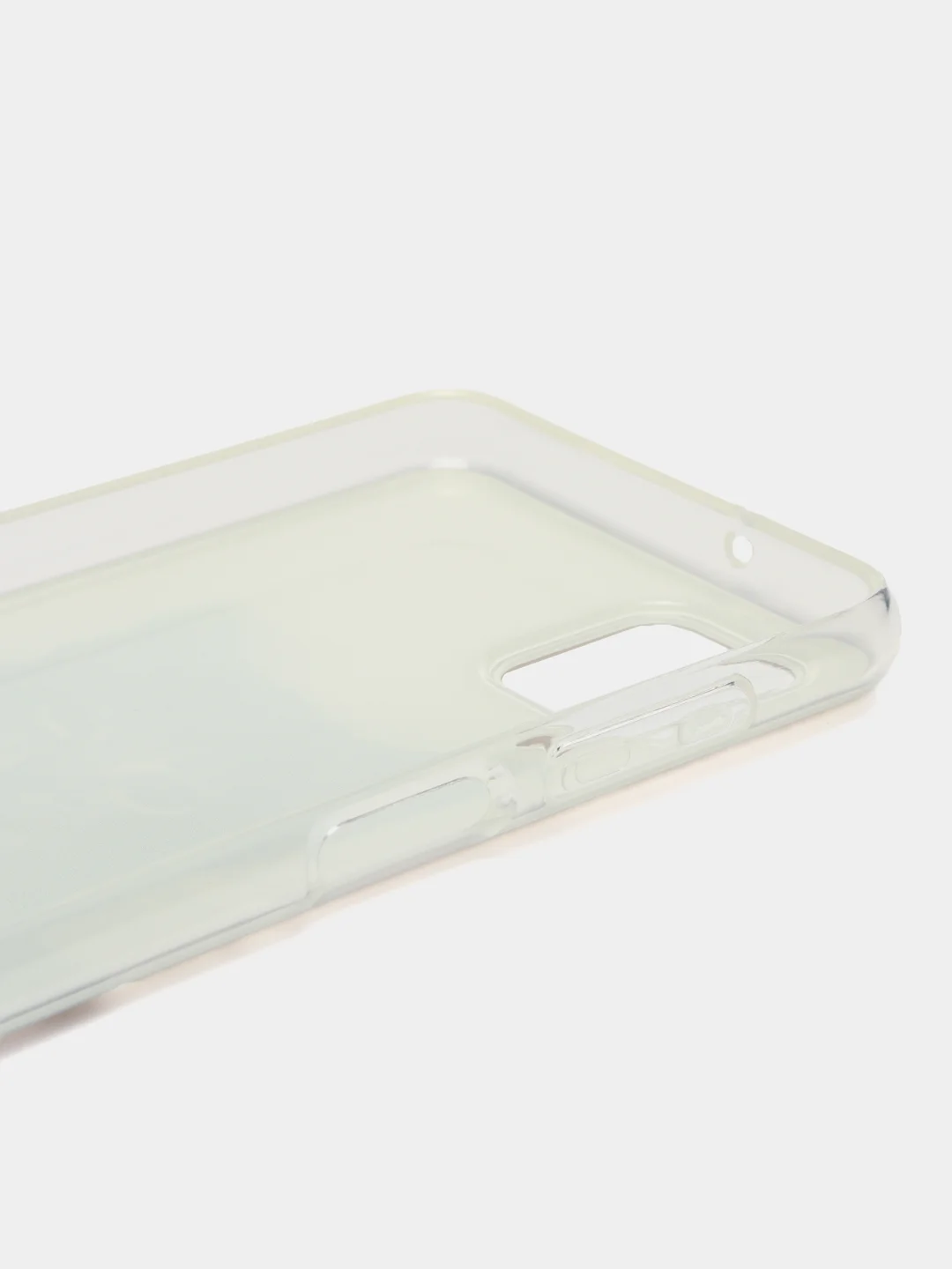 Молочный чехол на Samsung Galaxy A12/M12 / Самсунг А12/М12 прозрачный, с рисунком, защита камеры