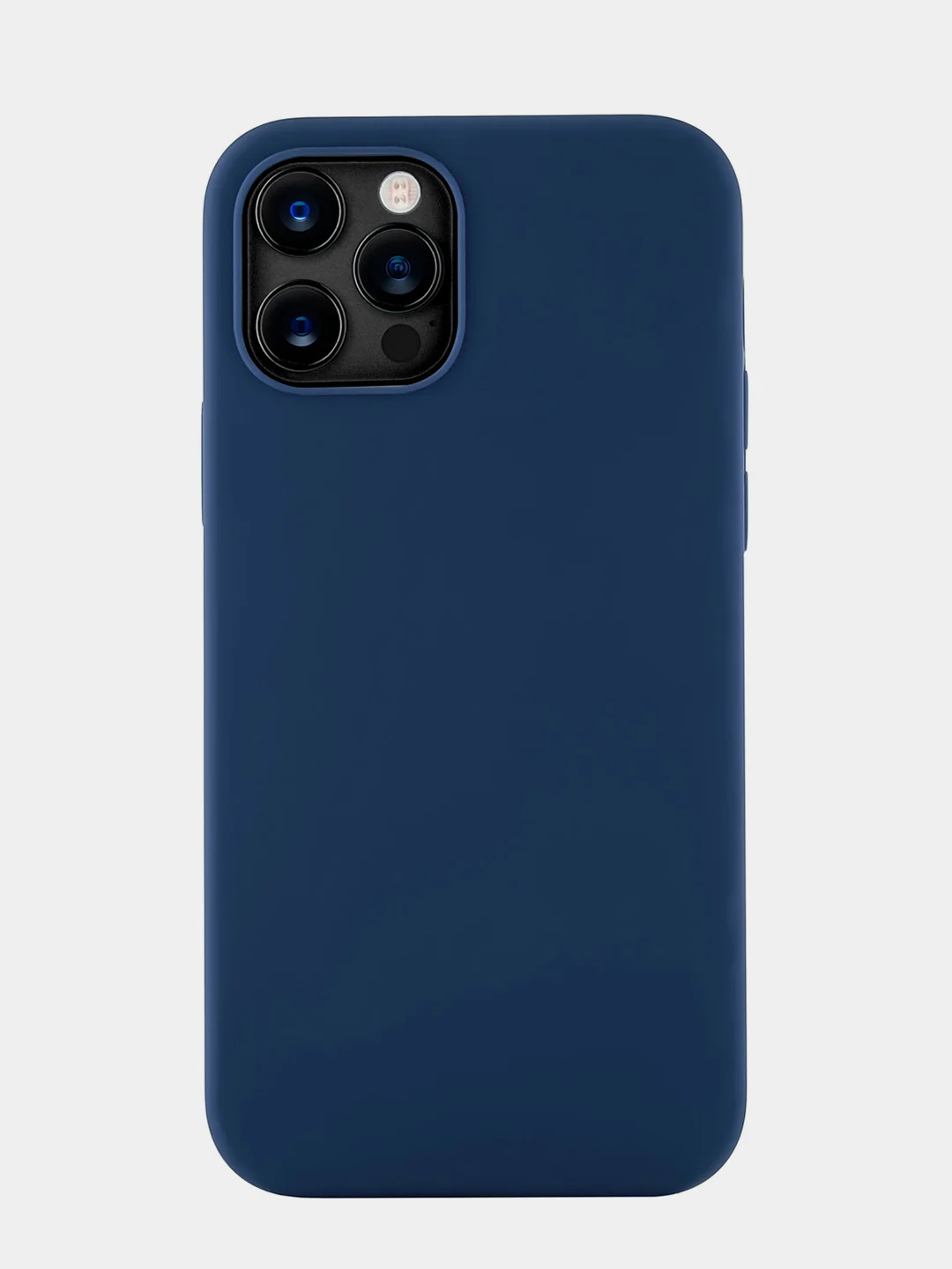 Темно-синий чехол защитный uBear MagSafe для iPhone 12/12 Pro, силикон