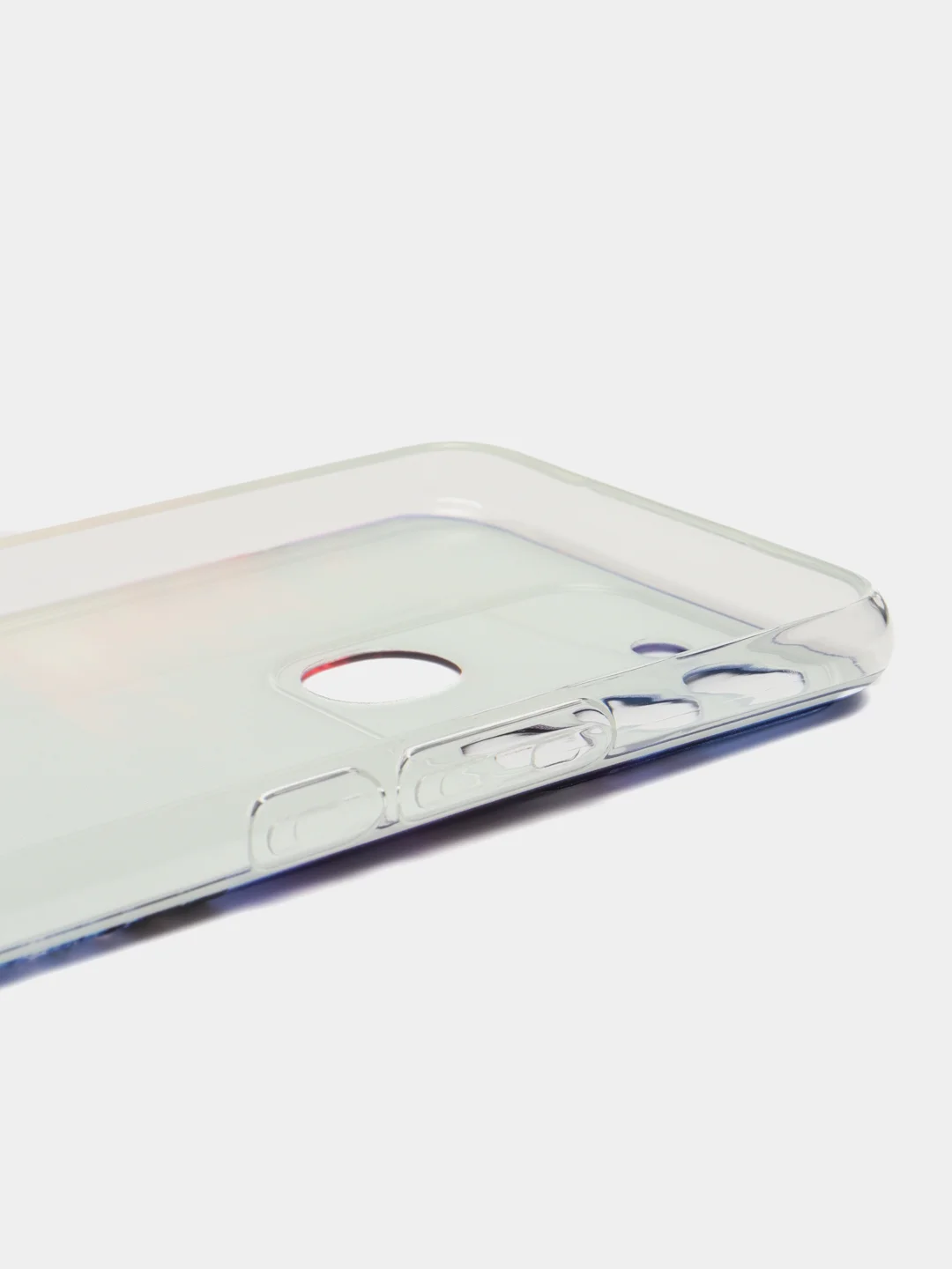 Фиолетовый чехол на Tecno Spark Go 2022/8C/9 / Текно Спарк Гоу 2022/8С/9 прозрачный, с рисунком