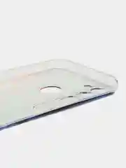 Фиолетовый чехол на Tecno Spark Go 2022/8C/9 / Текно Спарк Гоу 2022/8С/9 прозрачный, с рисунком