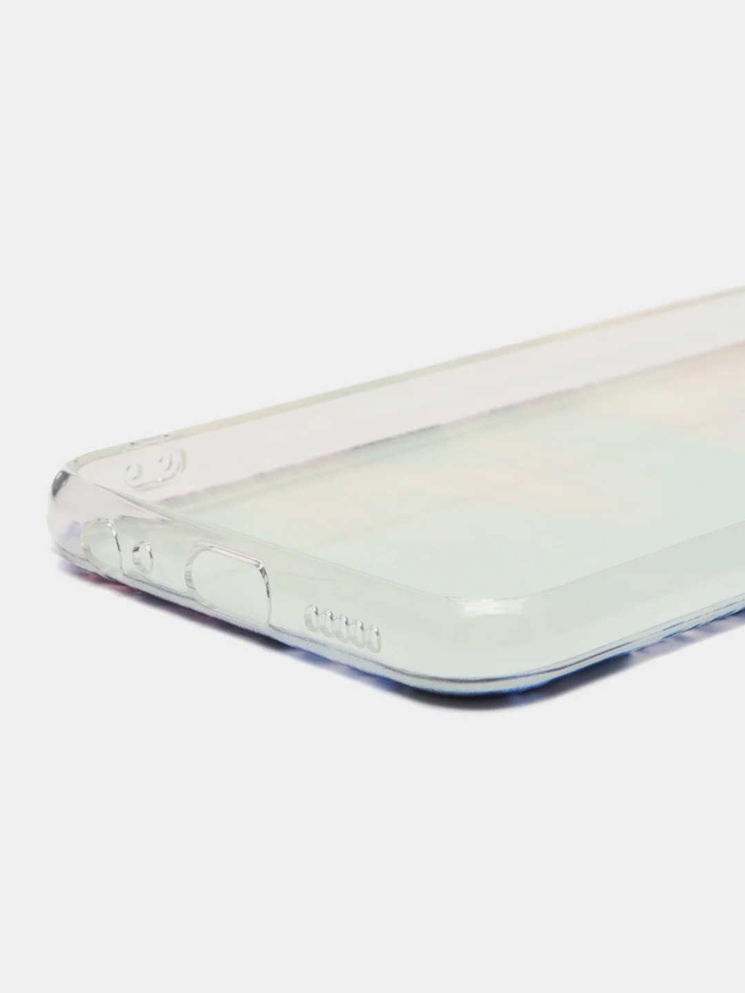 Фиолетовый чехол на Tecno Spark Go 2022/8C/9 / Текно Спарк Гоу 2022/8С/9 прозрачный, с рисунком
