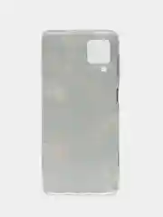 Марсала чехол на Samsung Galaxy A12/M12 / Самсунг А12/М12 прозрачный, с рисунком, защита камеры