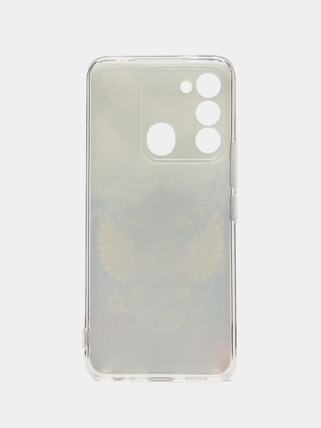 Синий чехол на Tecno Spark Go 2022/8C/9 / Текно Спарк Гоу 2022/8С/9 прозрачный, с рисунком