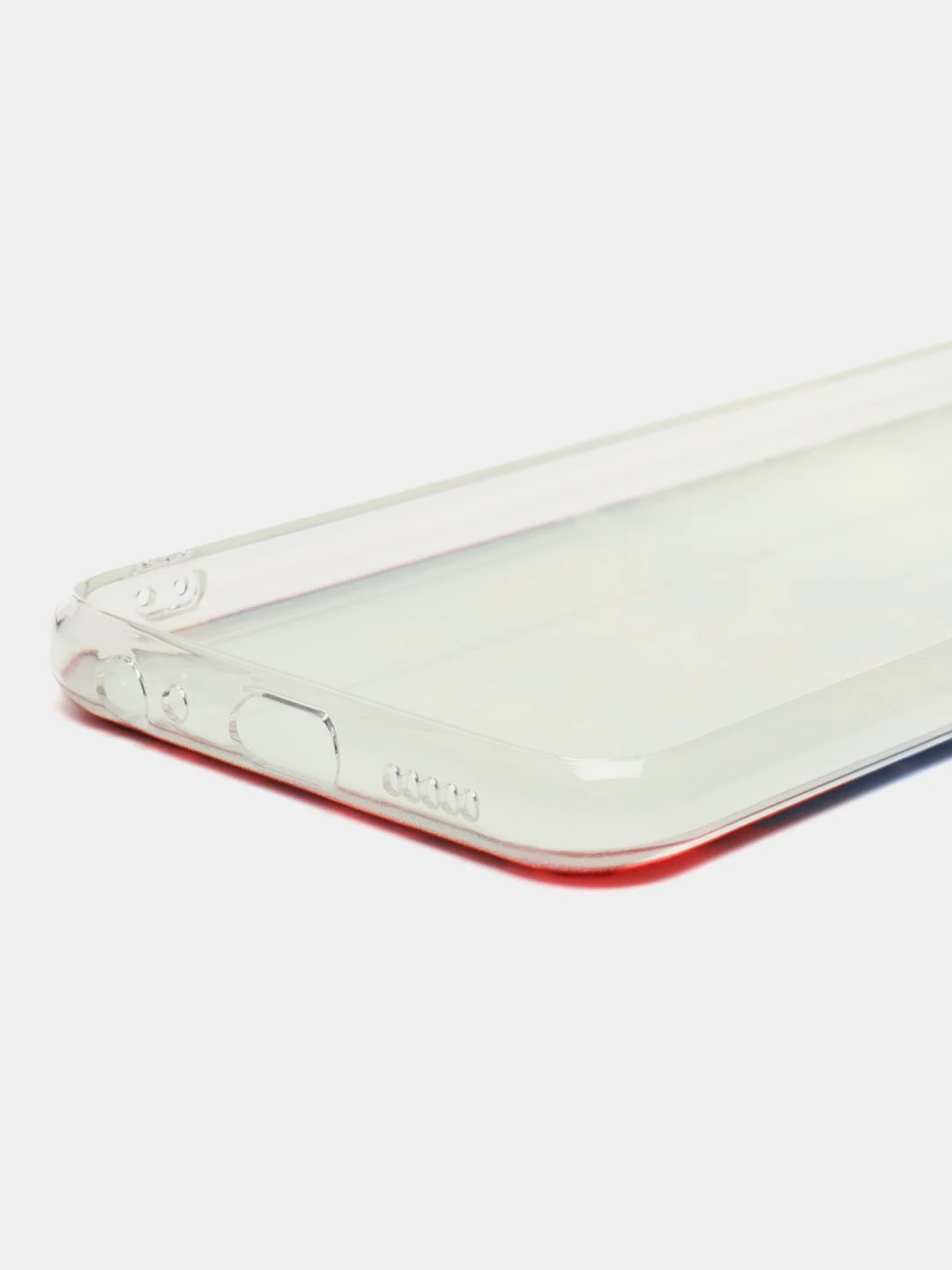 Синий чехол на Tecno Spark Go 2022/8C/9 / Текно Спарк Гоу 2022/8С/9 прозрачный, с рисунком