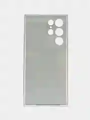 Медный чехол на Samsung Galaxy S22 Ultra / Самсунг S22 Ultra прозрачный с рисунком, защита камеры