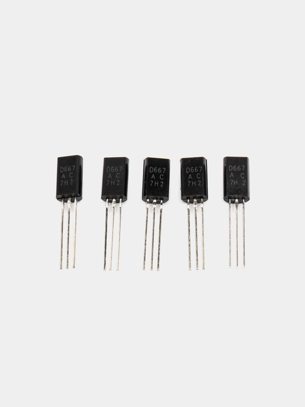 8 штук Транзистор 2SD667 (NPN 120V 1A 0.9W) TO-92MOD