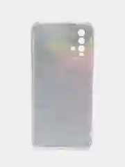 Пурпурный силиконовый чехол на Xiaomi Redmi 9T / Редми 9Т прозрачный, с рисунком, защита камеры