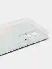 Фиолетовый силиконовый чехол на Oppo Realme 8/8 Pro / Оппо Реалми 8/8 Про прозрачный, с рисунком