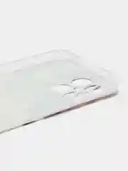 Серый металлик силиконовый чехол на Honor X8 / Хонор Х8 прозрачный, с рисунком, защита камеры