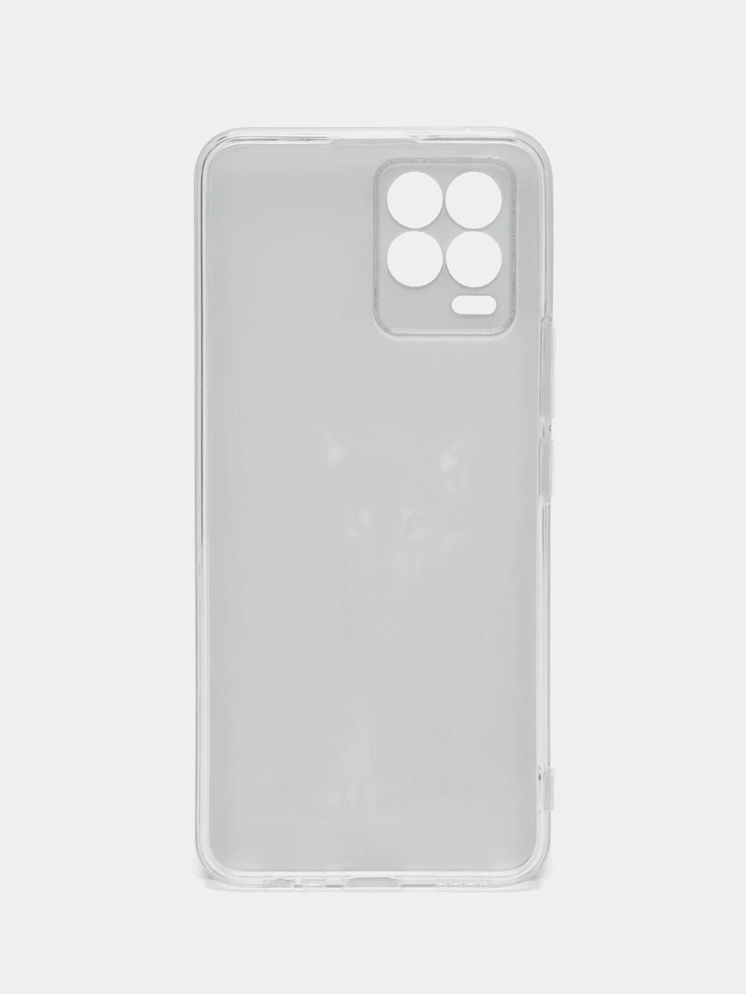 Серый меланж силиконовый чехол на Oppo Realme 8/8 Pro / Оппо Реалми 8/8 Про прозрачный, с рисунком