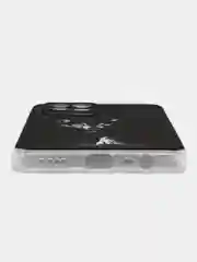Серый меланж силиконовый чехол на Oppo Realme 8/8 Pro / Оппо Реалми 8/8 Про прозрачный, с рисунком