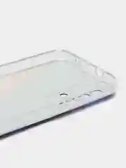 Фиолетовый силиконовый чехол на Xiaomi Redmi 9T / Редми 9Т прозрачный, с рисунком, защита камеры