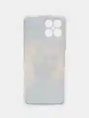 Индиго силиконовый чехол на Honor X8 / Хонор Х8 прозрачный, с рисунком, защита камеры