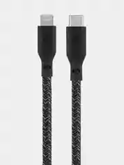 Черный кабель зарядный uBear Trend USB-C / Lightning 1,2 метра