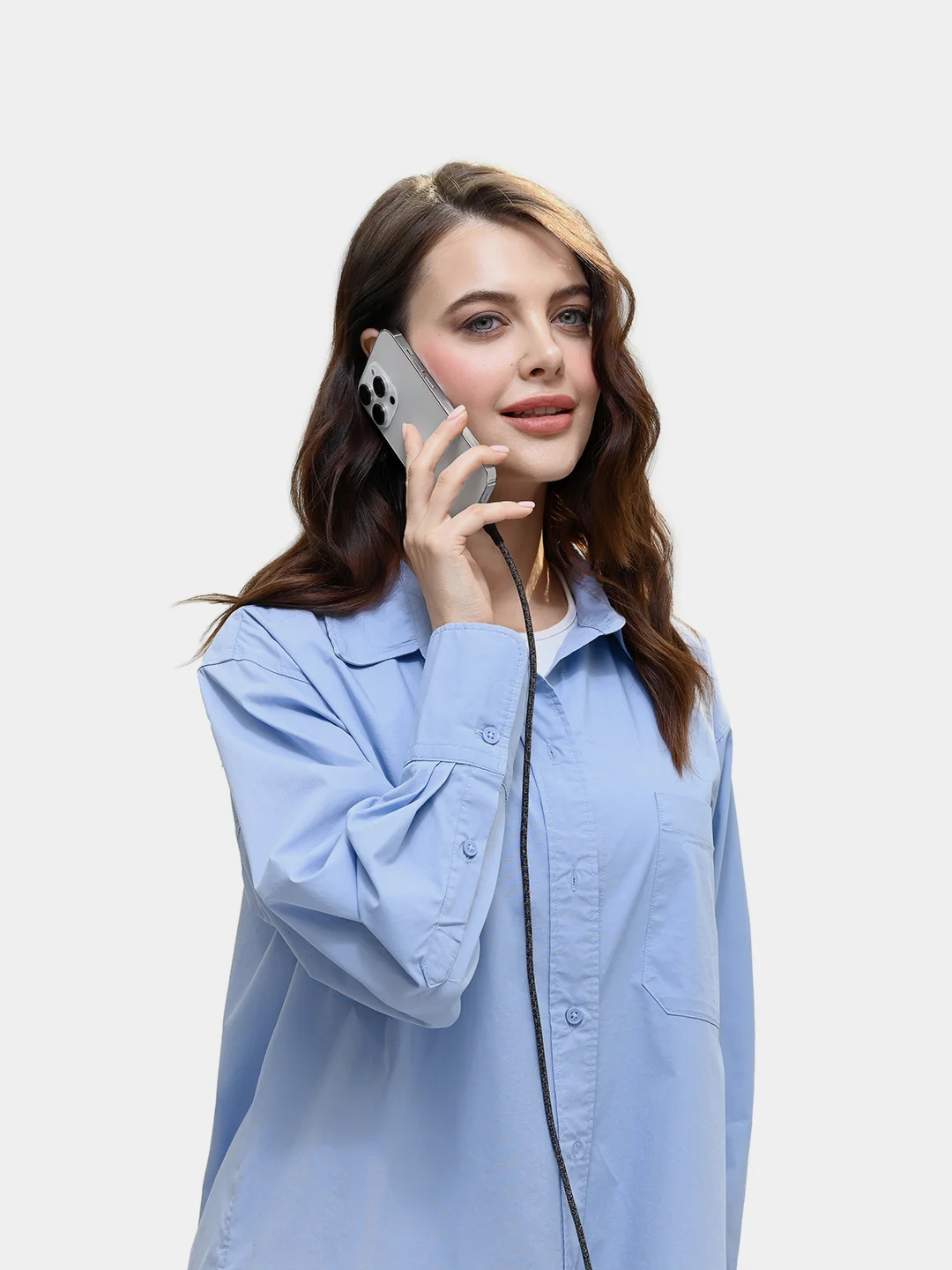 Темно-синий кабель зарядный uBear Trend USB-C / Lightning 1,2 метра