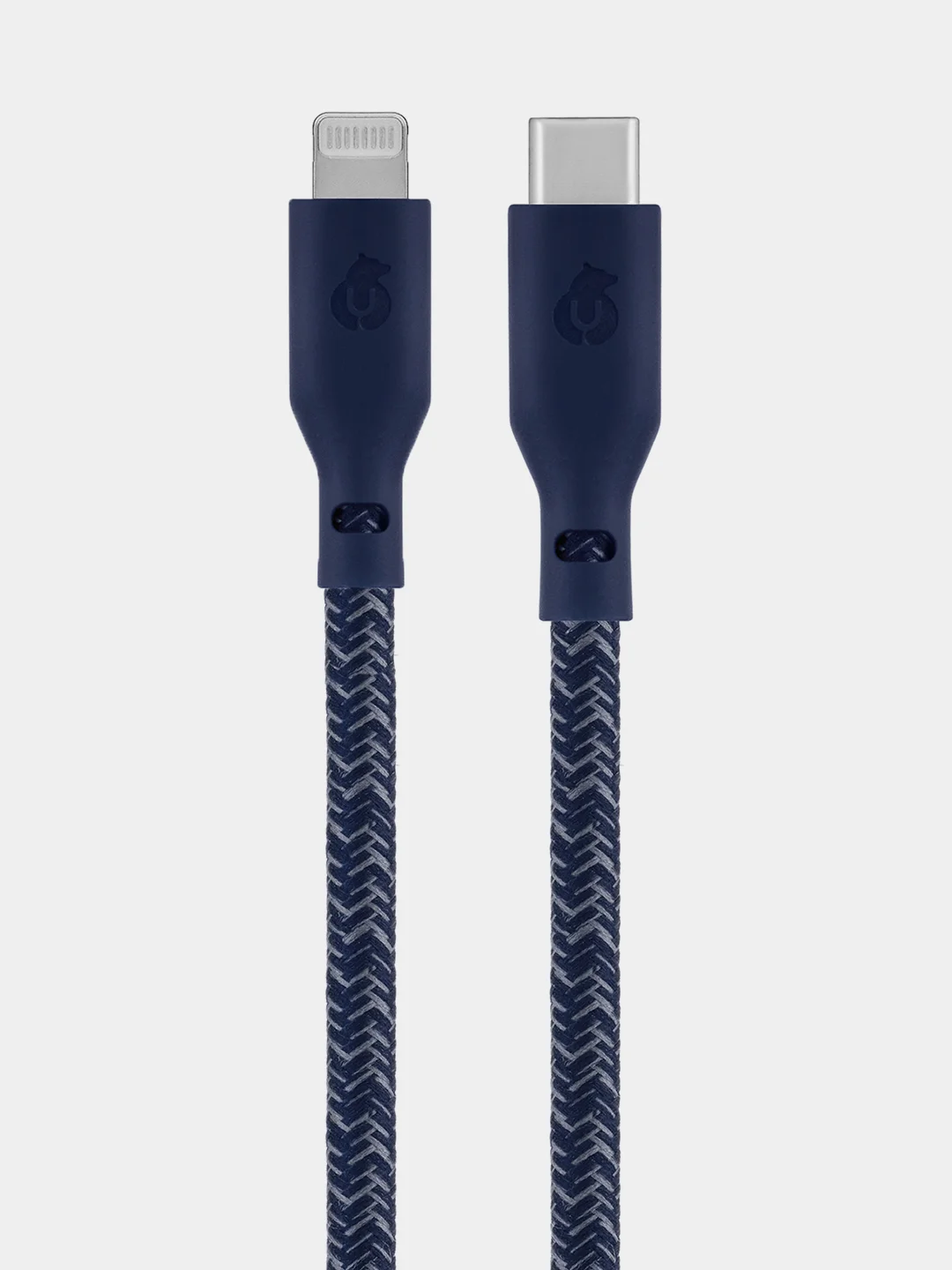 Темно-синий кабель зарядный uBear Trend USB-C / Lightning 1,2 метра