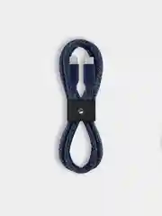 Темно-синий кабель зарядный uBear Trend USB-C / Lightning 1,2 метра