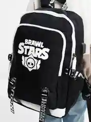 Хром рюкзак школьный Brawl Stars с USB, для мальчиков