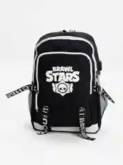 Хром рюкзак школьный Brawl Stars с USB, для мальчиков