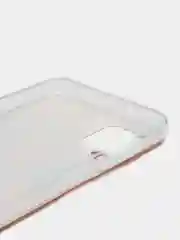Оранжевый чехол на Samsung Galaxy A12/M12 / Самсунг А12/М12 прозрачный, с рисунком, защита камеры
