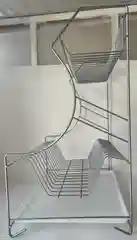 Сушилка для посуды с поддоном/тарелосушка настенная 2 яруса 24x40x42 см
