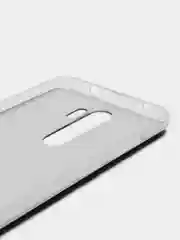 Серый меланж силиконовый чехол на Xiaomi Redmi Note 8 Pro / Сяоми Редми Нот 8 Про прозрачный с рисунком