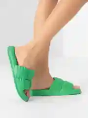 Зеленый сланцы мужские, сланцы женские IZI, размеры 36-45