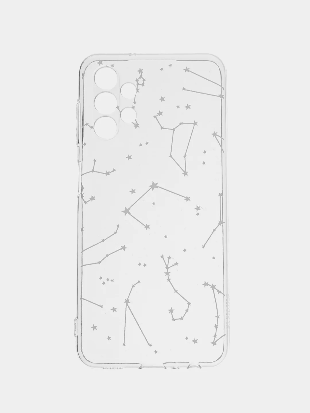 Прозрачный силиконовый чехол на Samsung Galaxy A13 4G / Самсунг А13 4G прозрачный, с рисунком