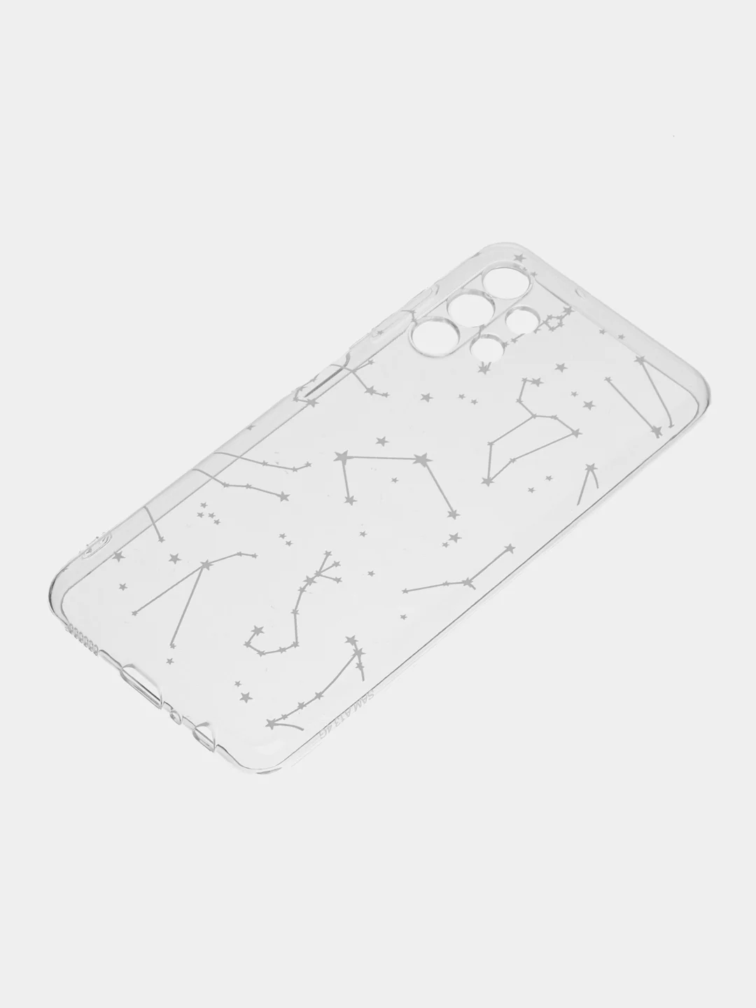 Прозрачный силиконовый чехол на Samsung Galaxy A13 4G / Самсунг А13 4G прозрачный, с рисунком