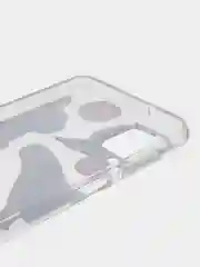Терракотовый чехол на Samsung Galaxy A12/M12 / Самсунг А12/М12 прозрачный, с рисунком, защита камеры