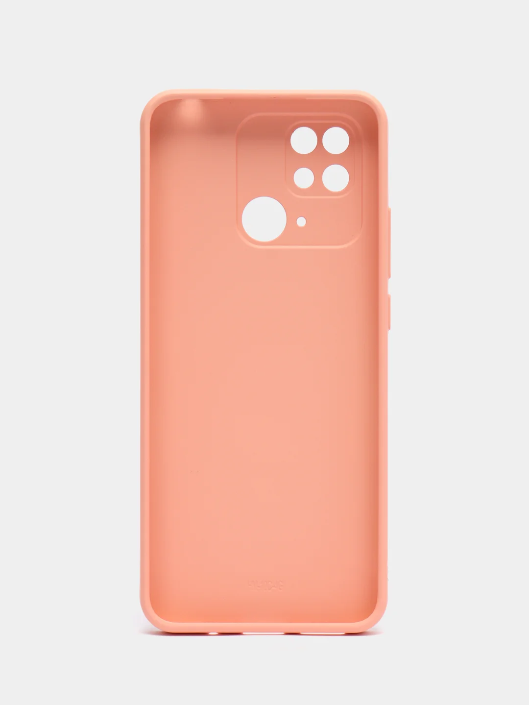 Коралловый меланж накладка для Xiaomi Redmi 10C/Poco C40, стекло с рисунком "Bear", защита камеры