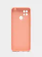 Коралловый меланж накладка для Xiaomi Redmi 10C/Poco C40, стекло с рисунком "Bear", защита камеры