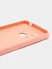 Коралловый меланж накладка для Xiaomi Redmi 10C/Poco C40, стекло с рисунком "Bear", защита камеры
