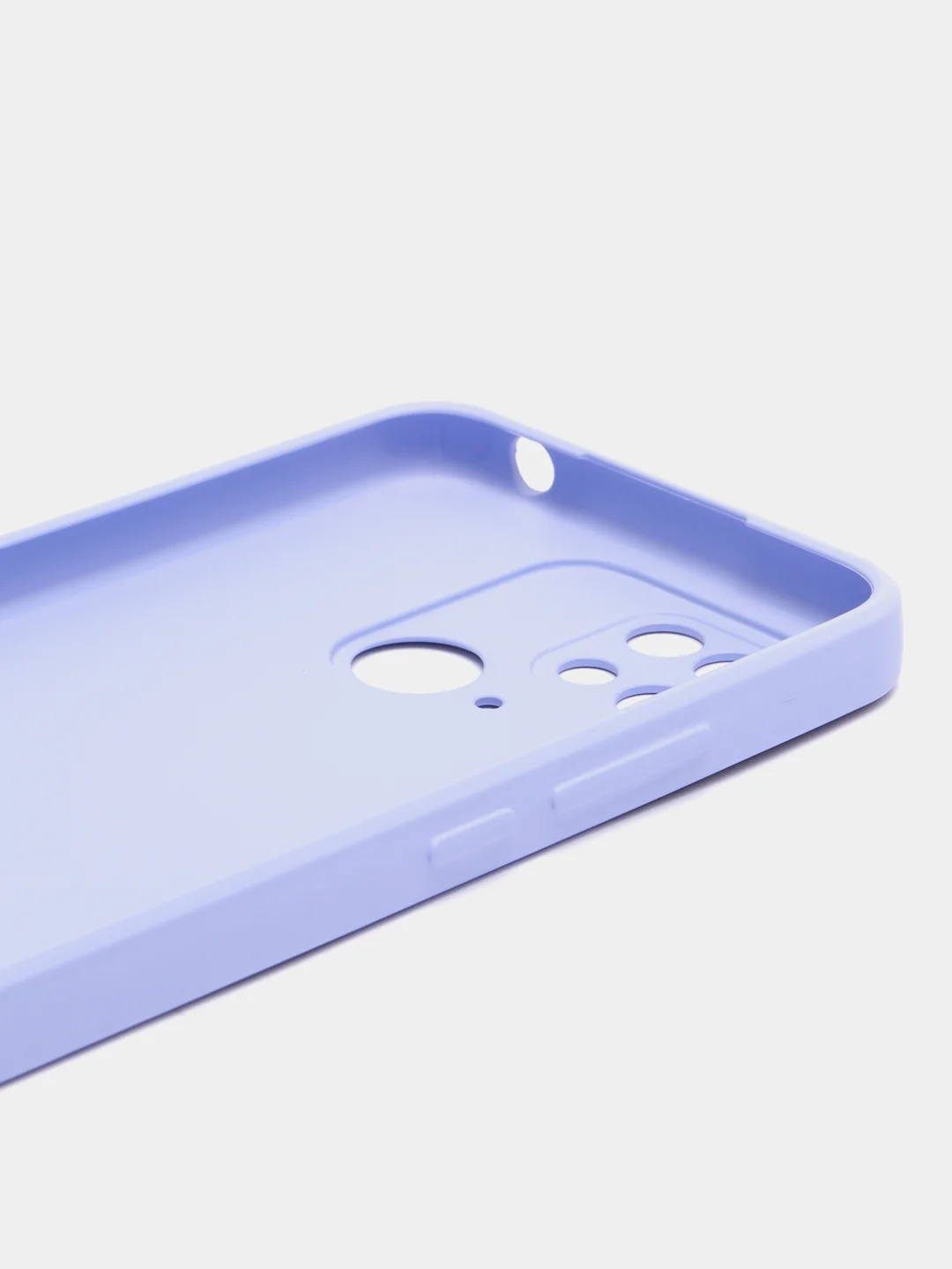 Сиреневый накладка для Xiaomi Redmi 10C/Poco C40, стекло с рисунком "Bear", защита камеры