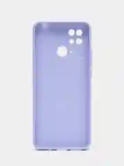 Сиреневый накладка для Xiaomi Redmi 10C/Poco C40, стекло с рисунком "Bear", защита камеры