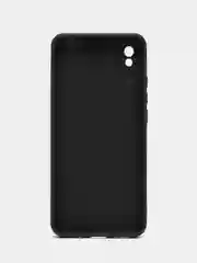 Черный накладка для Xiaomi Redmi 9A, стекло, с рисунком "Bear", защита камеры