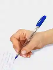 Синий шариковая ручка