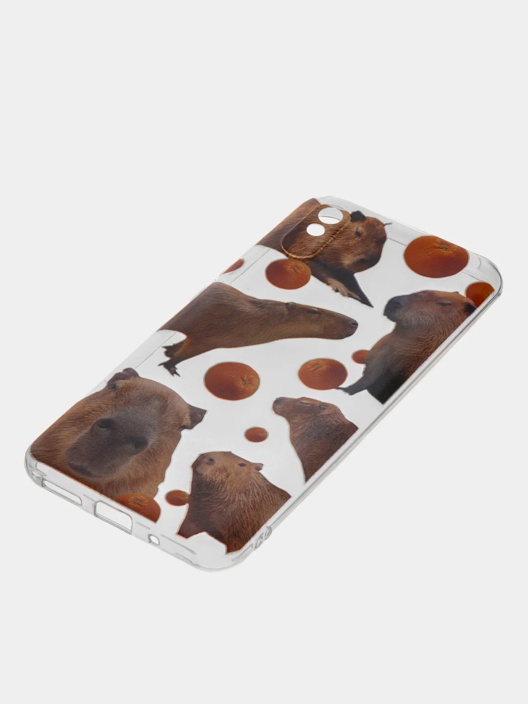 Терракотовый силиконовый чехол на Xiaomi Redmi 9A / Сяоми Редми 9А прозрачный с рисунком, защита камеры