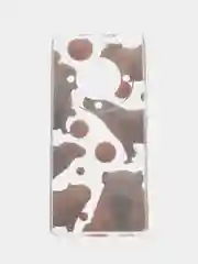 Терракотовый силиконовый чехол на Honor X9A / Хонор X9A прозрачный, с рисунком, защита камеры