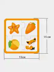 Зеленый пазлы MAXI Baby Toys "Собирай цвета" для малышей