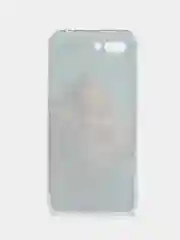 Светло-коричневый силиконовый чехол на Honor 10 / Хонор 10 прозрачный, с рисунком, защита камеры