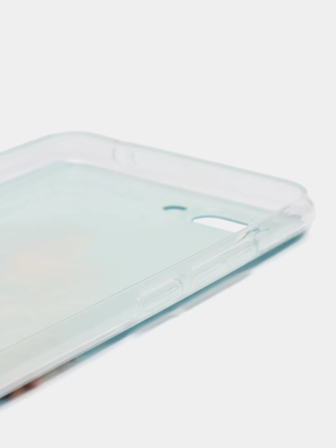 Светло-коричневый силиконовый чехол на Honor 10 / Хонор 10 прозрачный, с рисунком, защита камеры