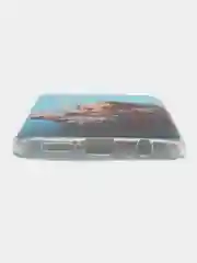 Светло-коричневый силиконовый чехол на Honor 10 / Хонор 10 прозрачный, с рисунком, защита камеры