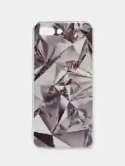 Серый металлик силиконовый чехол на Honor 10 / Хонор 10 прозрачный, с рисунком, защита камеры