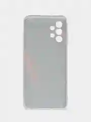 Красный силиконовый чехол на Samsung Galaxy A13 4G / Самсунг А13 4G прозрачный, с рисунком